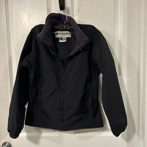 Medium women’s Columbia jacket, rain resistant black